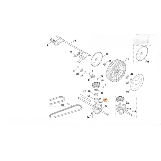 Stihl   Sprężyna naciągowa 6360 643 3800